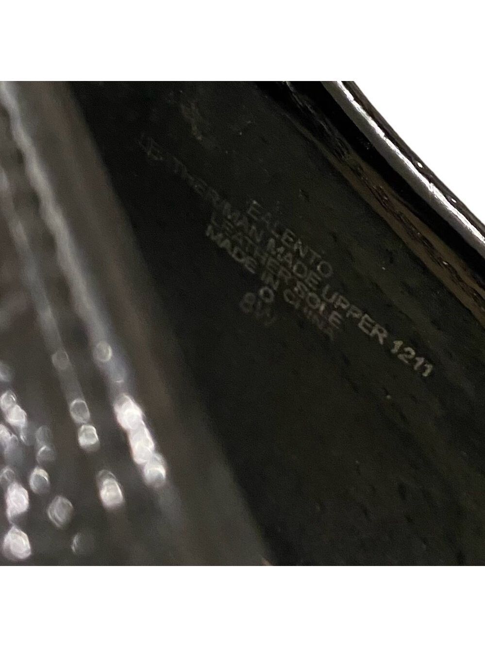 Enzo Angiolini Black Patent Leather Loafers - Picture 8 of 12